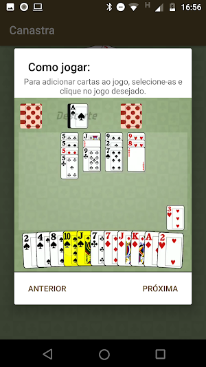 Canastra - Tranca - Jogo de cartas Screenshot 2