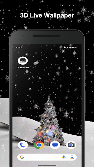 Snow Winter Live Wallpaper Screenshot 0
