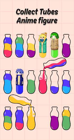 Anime Sort: Color Puzzle Game Screenshot 2