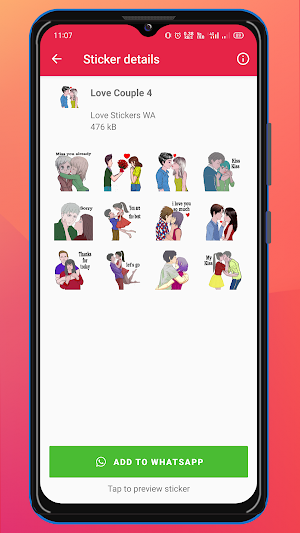 Love Stickers For Whatsapp Screenshot 1
