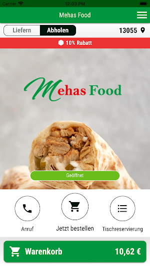 Mehas Food Screenshot 0