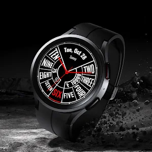 letters minimal watch face Screenshot 3