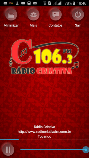 RÁDIO CRIATIVA FM 106,3 Screenshot 2