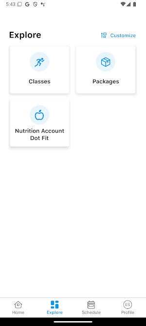 Zone Fitness Clubs Screenshot 1