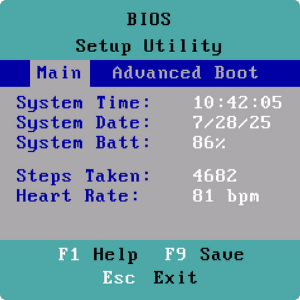 BIOS Watch Face Screenshot 2