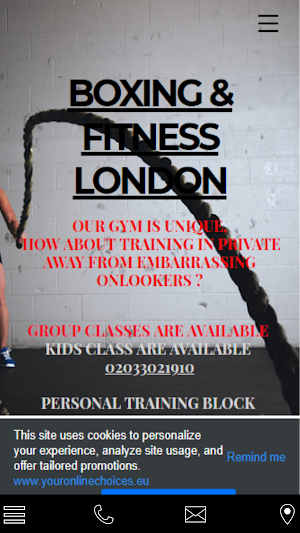 BOXING FITNESS LONDON Screenshot 0