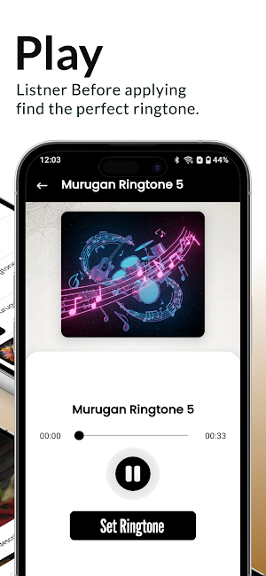 Murugan Ringtones - தமழ பகத Screenshot 2