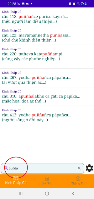 KINH PHÁP CÚ THERAVĀDA Screenshot 2
