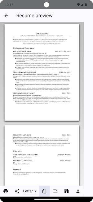 Candidus - job/interview prep Screenshot 2