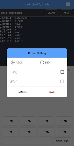 BLE Terminal - Scanner Screenshot 1