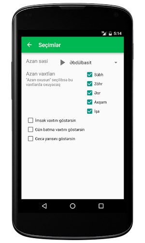 Namaz vaxtı Screenshot 3