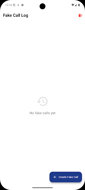 Fake Call Log screenshot 1