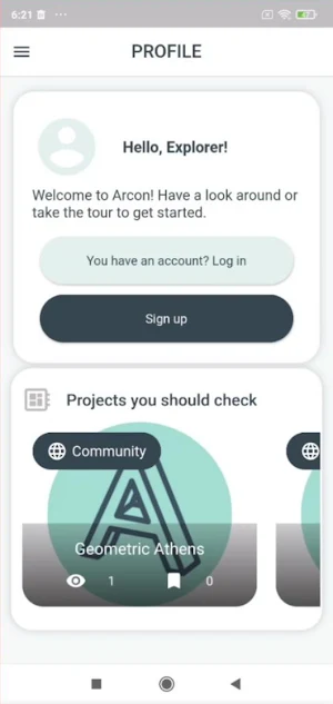 ARCON: Augmented Reality Content Management System Screenshot 1