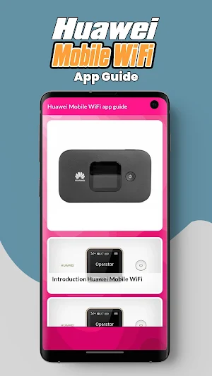 Huawei Mobile WiFi app guide Screenshot 1
