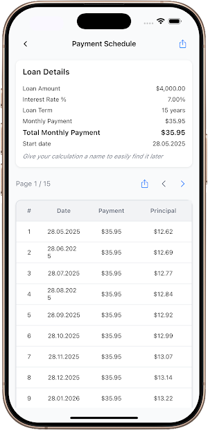 Mortgage Calculator Screenshot 3