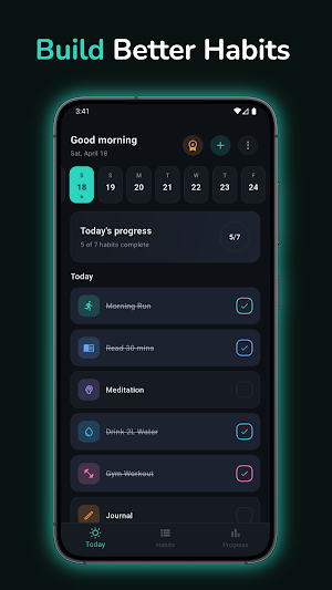 Habit Tracker: Build & Grow Screenshot 0