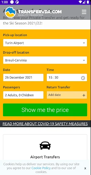 Transfer VDA Screenshot 0