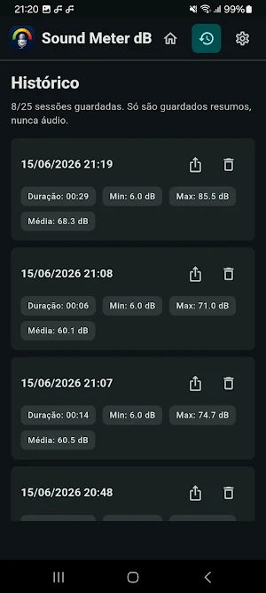 Sound Meter dB Screenshot 2