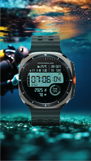 Digital Sport Watch Face Screenshot 0