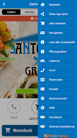 Santorini Grill Screenshot 2
