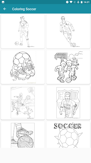 Football Players : Coloring Screenshot 1