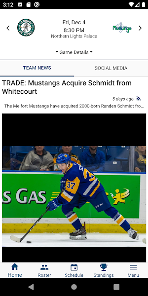 Melfort Mustangs Screenshot 1