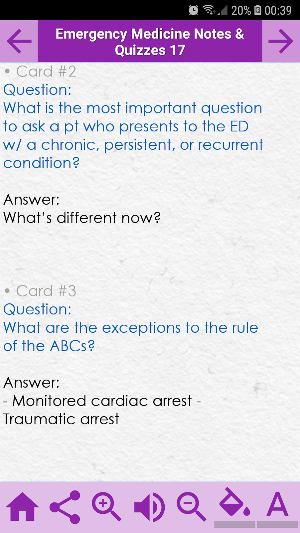 Emergency medicine Exam Review Screenshot 2