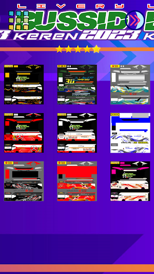 Livery Bussid 2023 Keren Screenshot 3