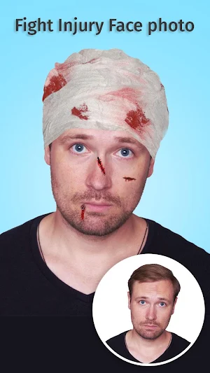 Fight Injury Face Photo Editor Screenshot 0