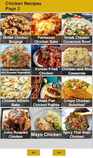 Chicken Recipes Screenshot 1