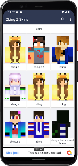 Zbing Z Skins for Minecraft Screenshot 0