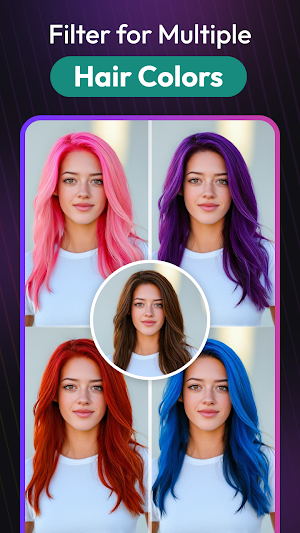 AI Hair Changer, Stylish Color Screenshot 3