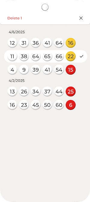 Mega Power: Pick Your Numbers Screenshot 3