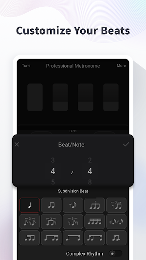 Metronome Beats: Tuner&Rhythm​ Screenshot 2