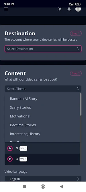 AutoReels Faceless Video Maker Screenshot 3