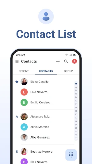 Contacts Screenshot 0