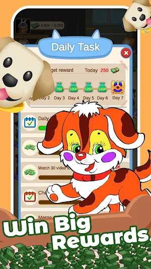 Idle puppy - Dog Tycoon Screenshot 2