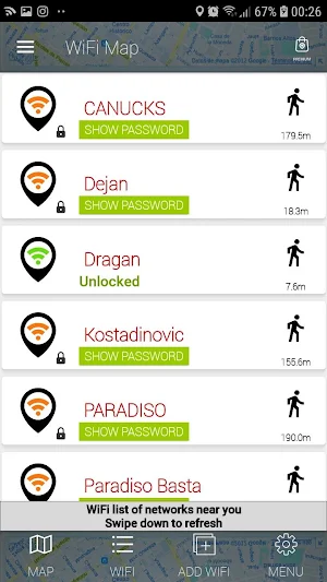 WiFi Map : Find or Share a Password Near You Screenshot 1