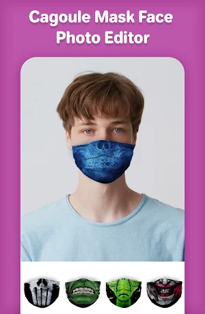 Cagoule Mask Face Photo Editor Screenshot 1