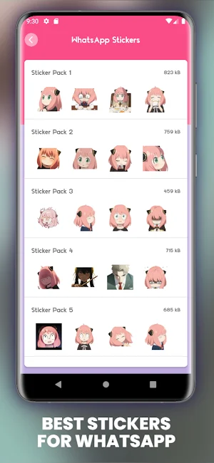 Anya Forger Stickers For WA Screenshot 2