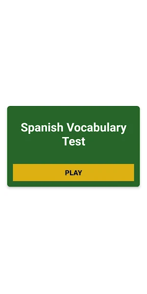 Spanish Vocabulary Test Screenshot 3
