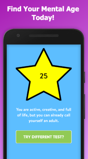 How Old Is Your Brain? - Mental Age Test Screenshot 1