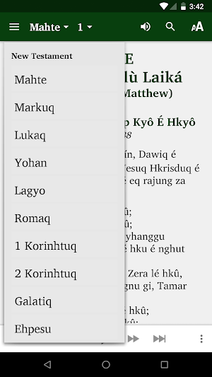 Zaiwa Bible Screenshot 0