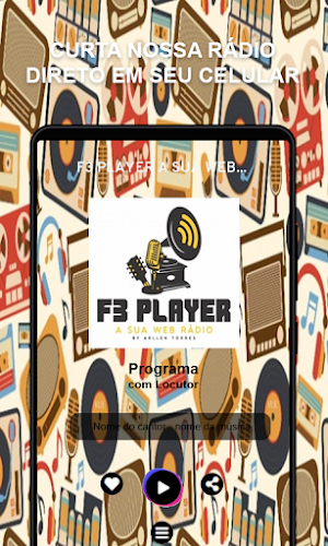 F3 PLAYER A SUA WEB RÁDIO Screenshot 1