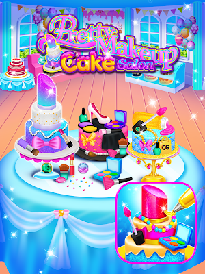 Pretty Makeup Cake Salon - Cooking Dessert Games Screenshot 0