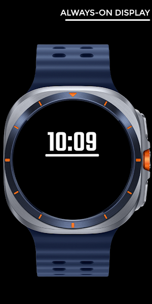 Night 128 - Digital Watch Face Screenshot 2