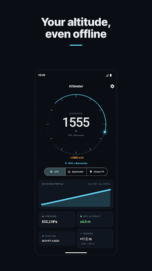 Altimeter: Offline GPS Screenshot 0
