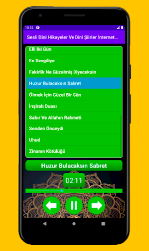 Sesli Dini Hikayeler Ve Dini Şiirler İnternetsiz Screenshot 2