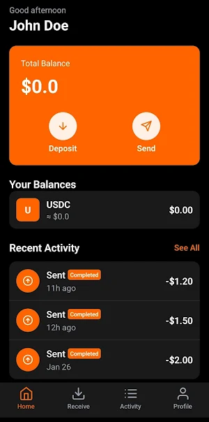 MinutePay Screenshot 1