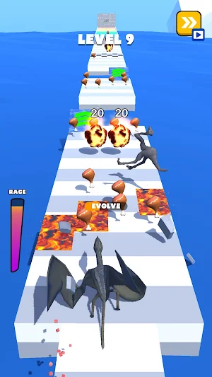 Dino Run 3D - Dinosaur Rush Screenshot 1